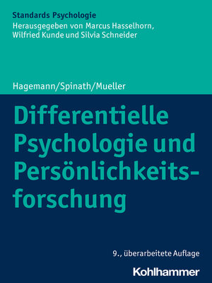 cover image of Differentielle Psychologie und Persönlichkeitsforschung